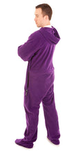 Load image into Gallery viewer, Purple People Sleeper Onesie - Detachable Feet