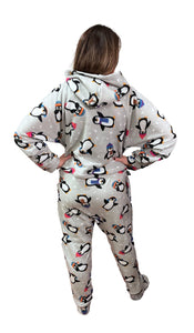 Penguin Onesie - Detachable Feet