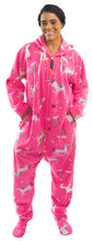 Load image into Gallery viewer, Unambitious Unicorn Onesie - Detachable Feet
