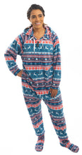 Load image into Gallery viewer, Reindeer Games Onesie - Detachable Feet
