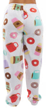 Load image into Gallery viewer, Women&#39;s Fleece Pants - Coffee &amp; Donuts
