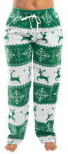 Load image into Gallery viewer, Women&#39;s Fleece Pants - Regina the Reindeer
