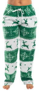 Women's Fleece Pants - Regina the Reindeer