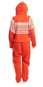 Fair Isle Red Onesie