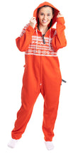 Load image into Gallery viewer, Fair Isle Red Onesie
