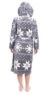 Fair Isle Snowflake Robe