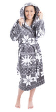 Load image into Gallery viewer, Fair Isle Snowflake Robe
