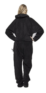 Black to Sleep Onesie - Detachable Feet