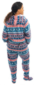 Reindeer Games Onesie - Detachable Feet