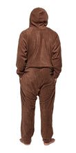 Load image into Gallery viewer, Lay Down Brown Onesie - Detachable Feet
