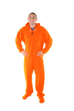 Load image into Gallery viewer, Hunter Orange Onesie - Detachable Feet
