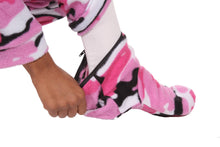 Load image into Gallery viewer, Pink Comatose Camo Onesie - Detachable Feet
