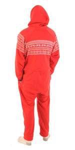 Fair Isle Red Onesie