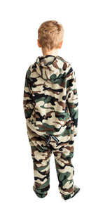 Kids Green Comatose Camo Onesie