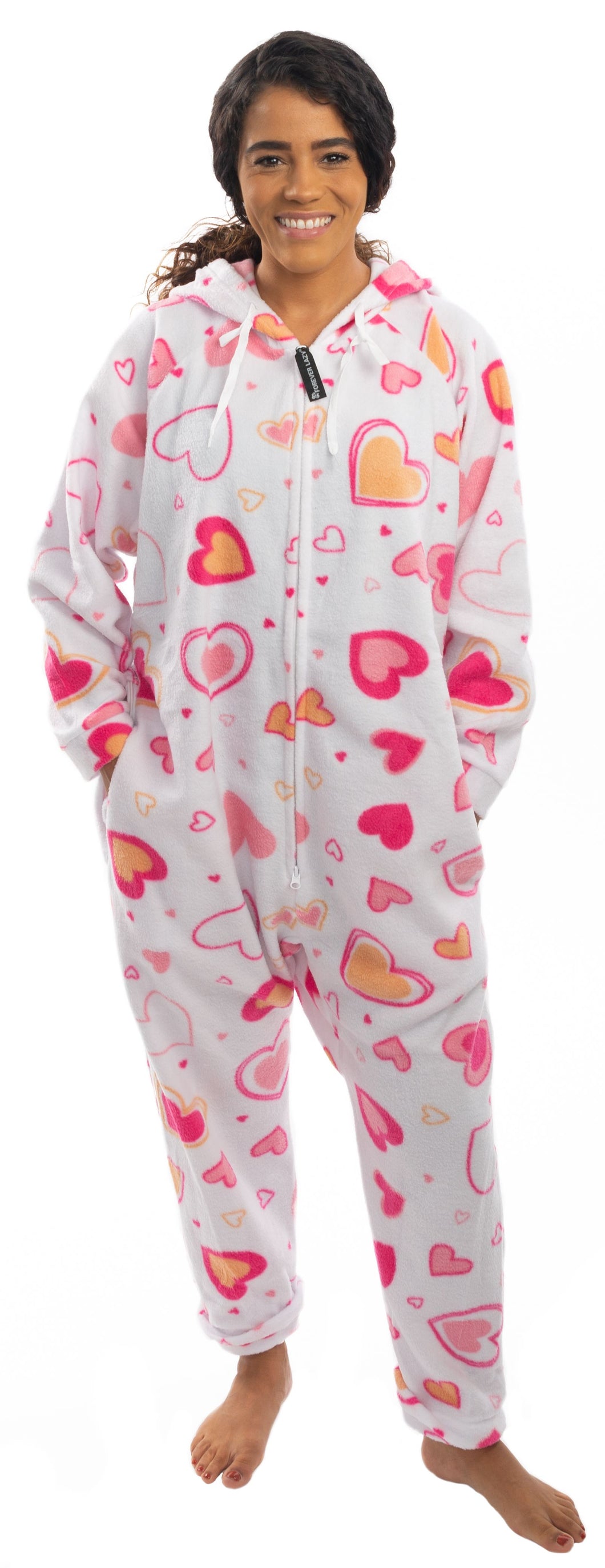 Can't Heartly Move Onesie - Detachable Feet