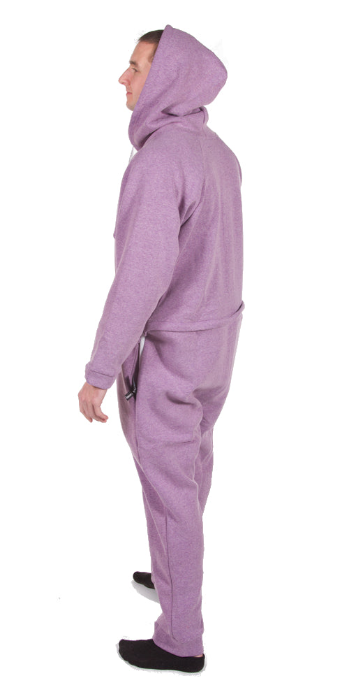 Heathered Purple Sweatshirt Sleepwear Onesie Tuxedo Business