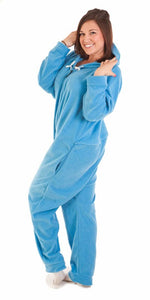 Bum Around Blue Onesie - Detachable Feet