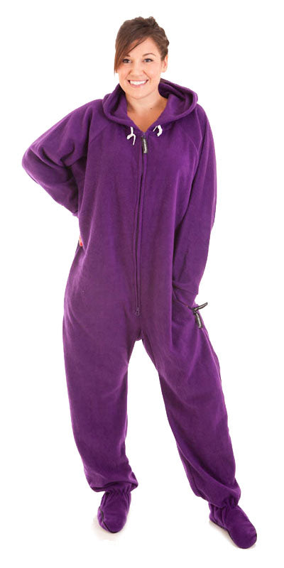 Purple Deluxe Onesie Pajama, One Piece Sleepwear, Fleece PJ, Lavender –  Forever Lazy