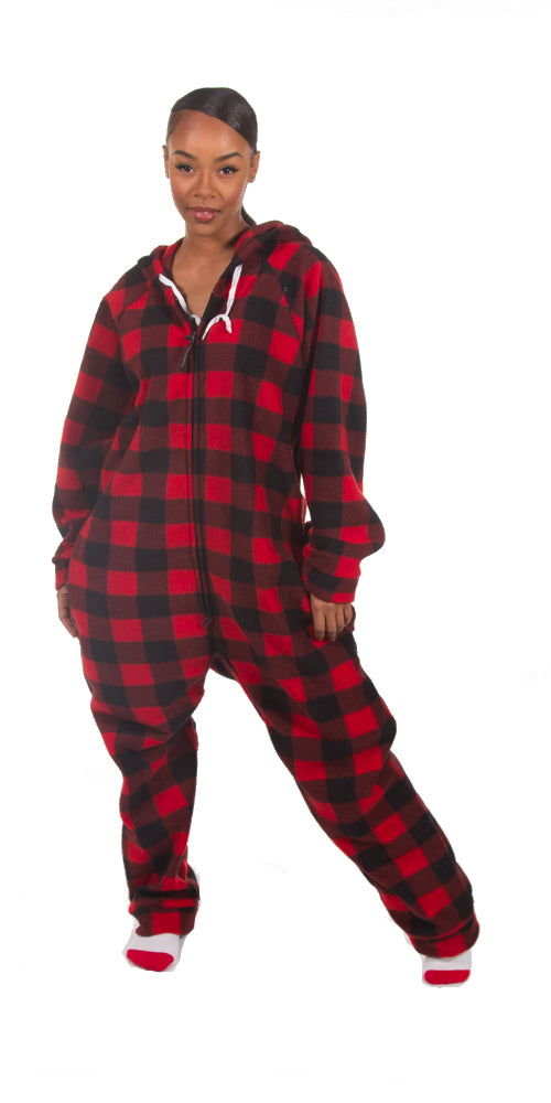 Buffalo plaid deals mens onesie